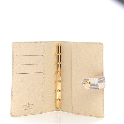 Louis Vuitton Damier Azur Small Ring Agenda Cover 5 of 7