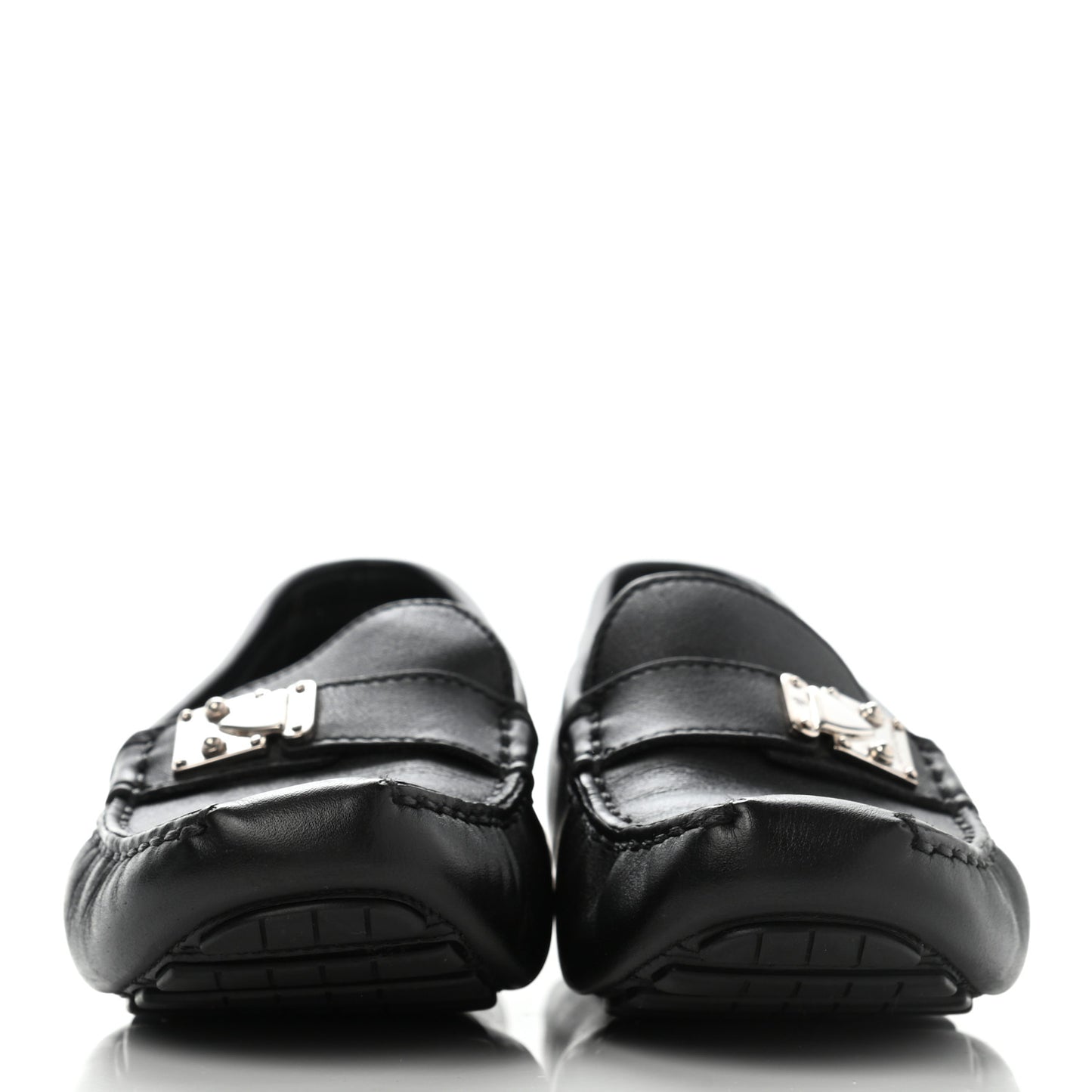 Calfskin Lombok Mocassin Loafers 36 Black