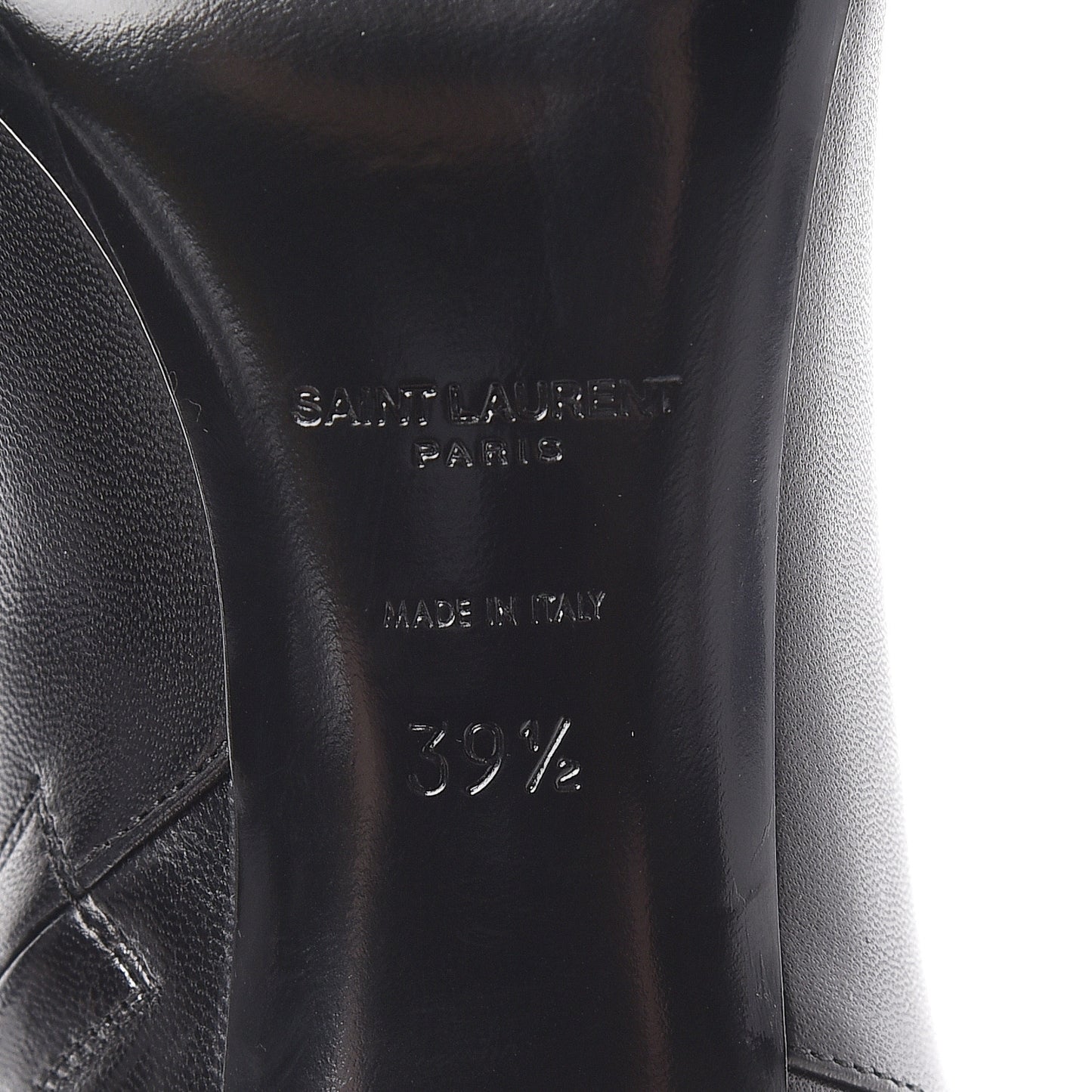 Nappa Loulou Ankle Zip Boot 39.5 Black