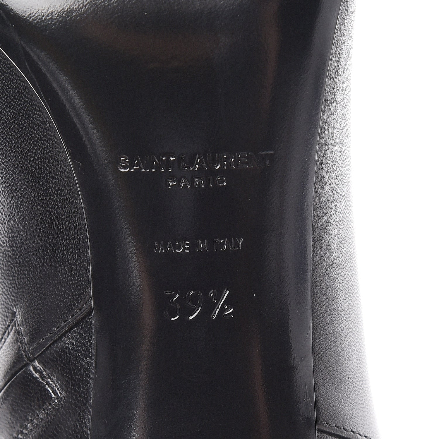 Saint Laurent Nappa Loulou Ankle Zip Boot 39.5 Black 6 of 10