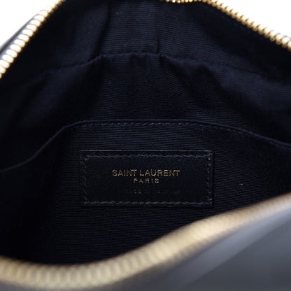 Saint Laurent Calfskin Matelasse Monogram Lou Camera Bag Green 8 of 11