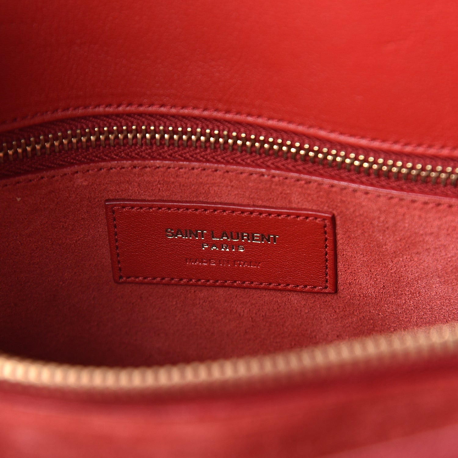 Saint Laurent Calfskin Small Sac De Jour Lipstick Red 5 of 7