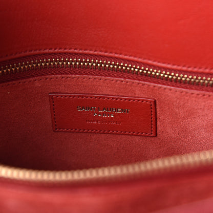 Saint Laurent Calfskin Small Sac De Jour Lipstick Red 5 of 7