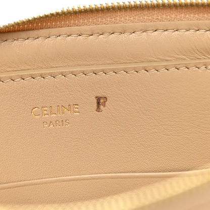 Celine Calfskin Quilted C Charm Pouch Nude 8 of 8