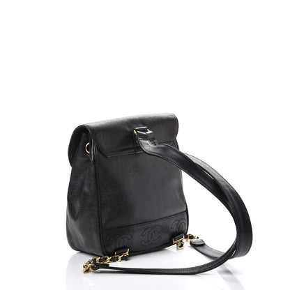 Chanel Caviar CC Backpack Black 3 of 8