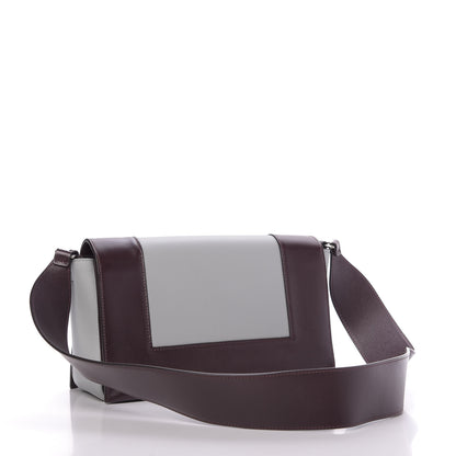 Celine Shiny Smooth Calfskin Medium Frame Shoulder Bag Burgundy Pearl Blue 3 of 9