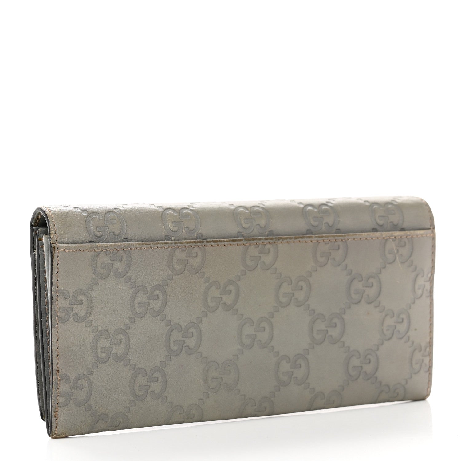 Gucci Guccissima Continental Flap Wallet Grey 3 of 11