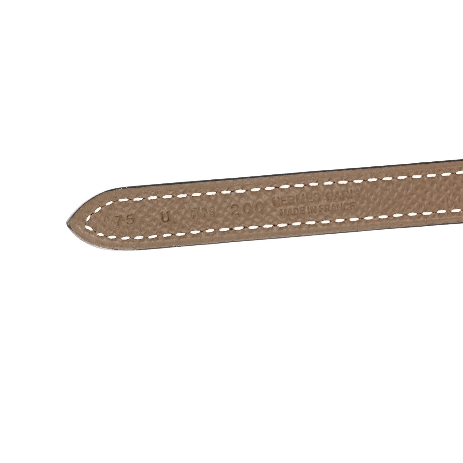 Hermes Swift Epsom 13mm Roulis Belt 75 30 Black Etoupe 5 of 6