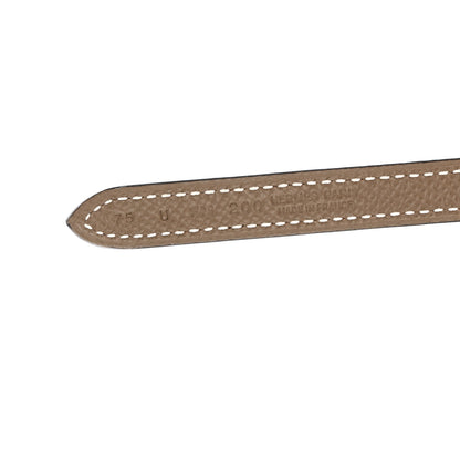 Hermes Swift Epsom 13mm Roulis Belt 75 30 Black Etoupe 5 of 6
