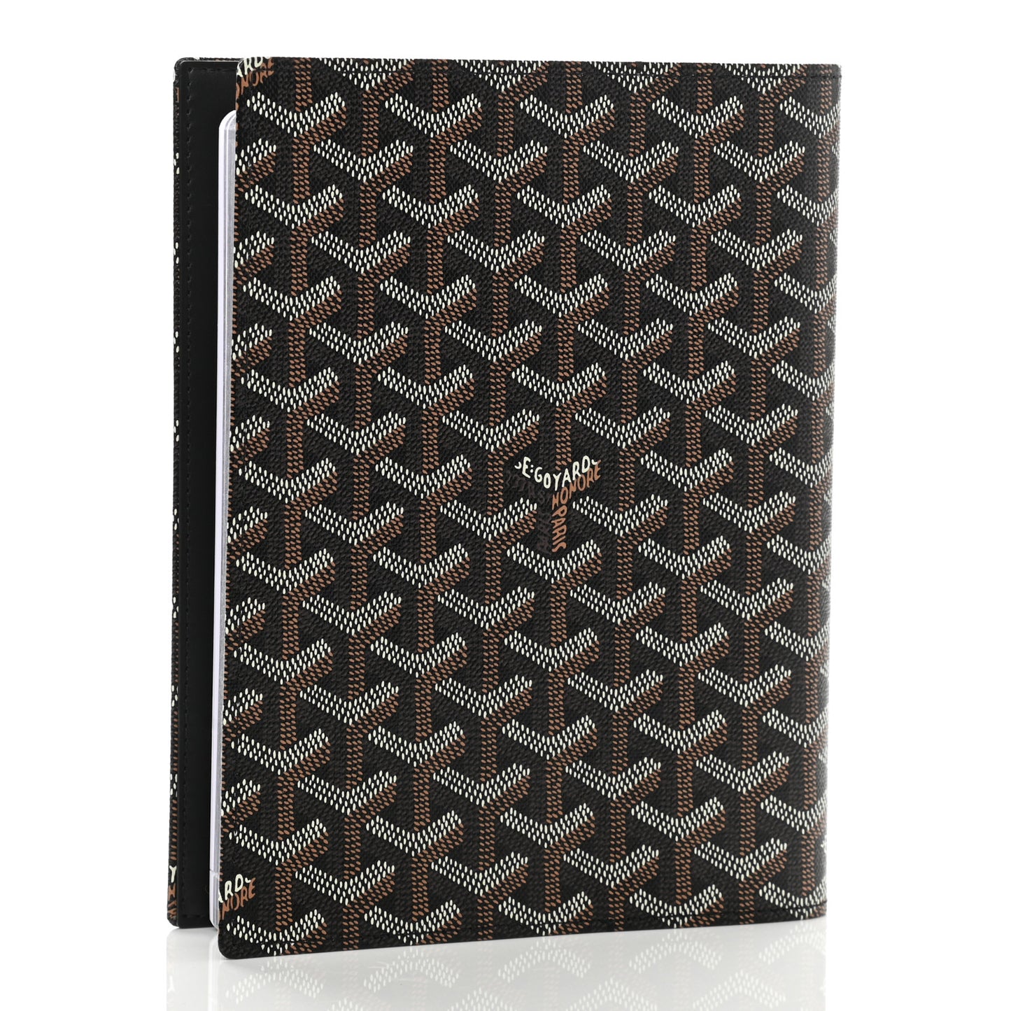 Goyardine Agenda Cover Black
