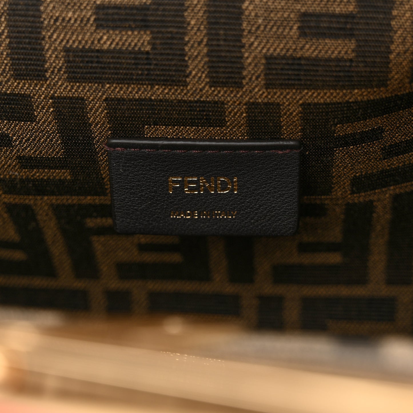 Fox Fur Shiny Nappa Small Fendi First Papavero