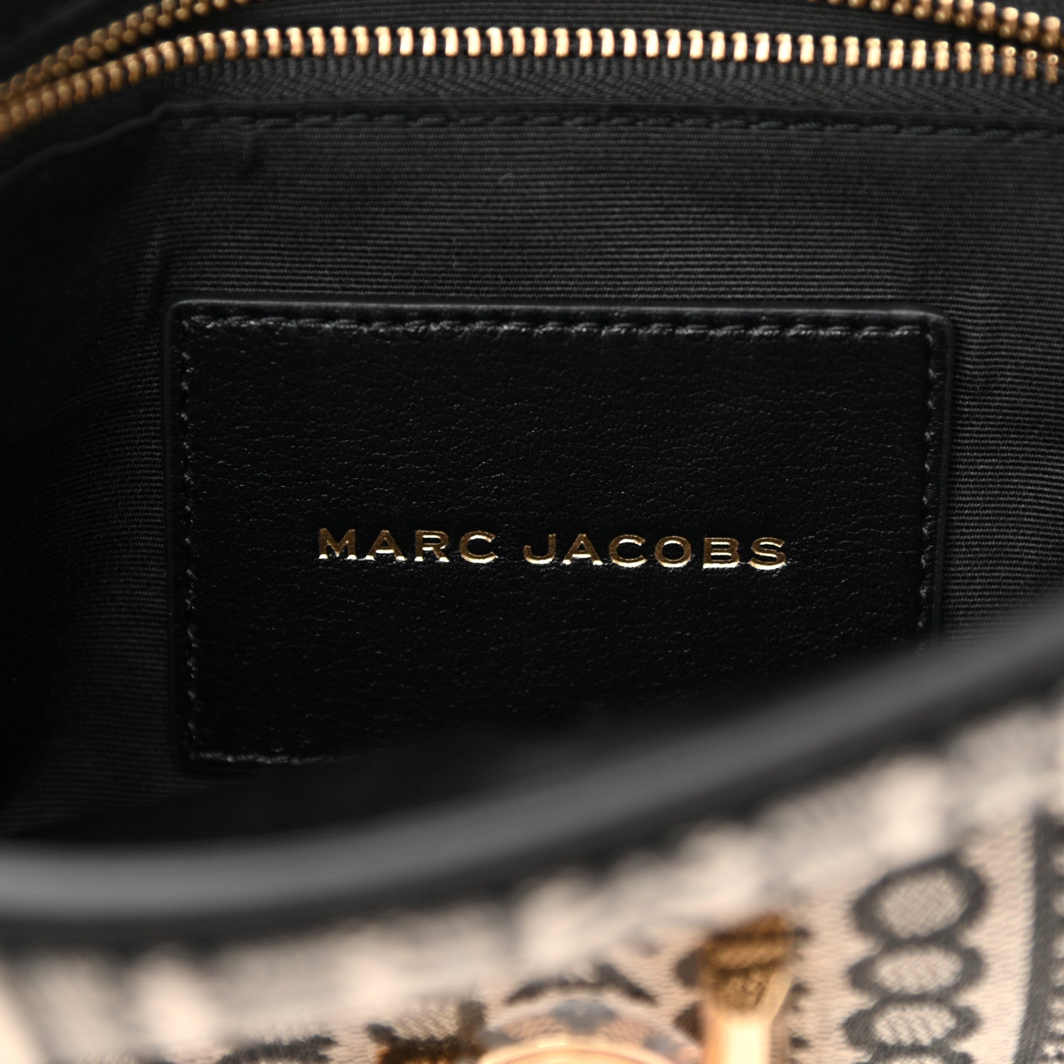 Marc Jacobs Cotton Jacquard Monogram Snapshot Camera Bag Beige Multicolor 6 of 10