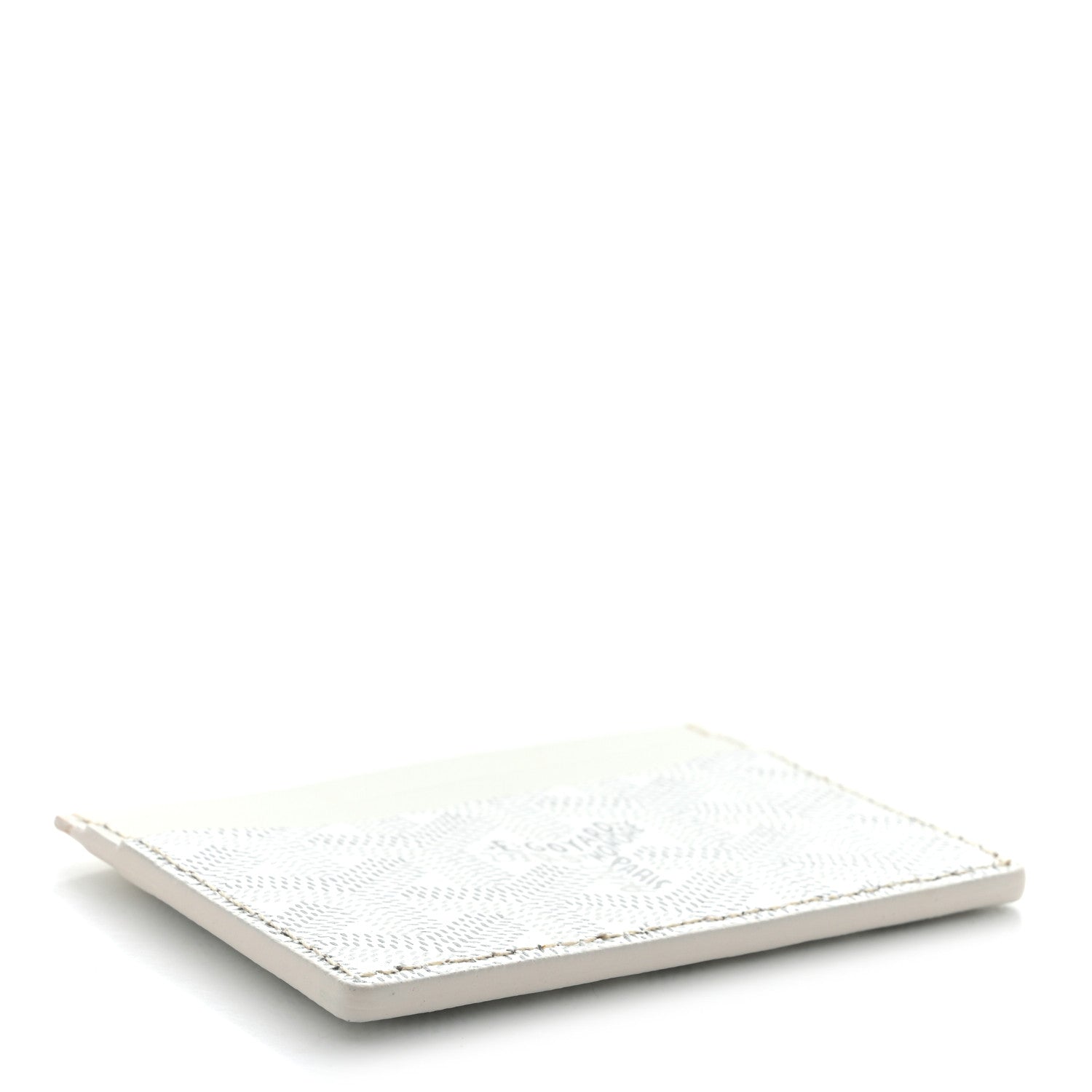 Goyard Goyardine Saint Sulpice Card Holder White 4 of 7