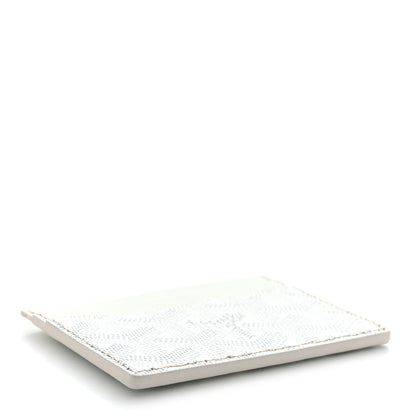 Goyard Goyardine Saint Sulpice Card Holder White 4 of 7
