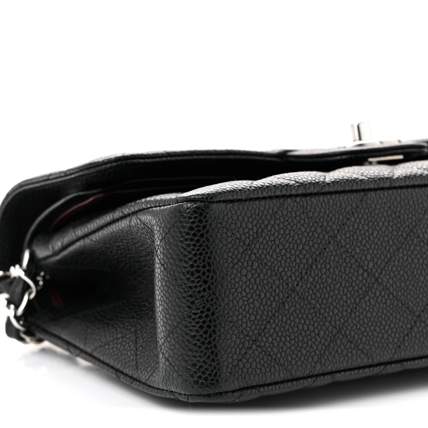 Chanel Caviar Quilted Small Double Flap Black 9 of 10