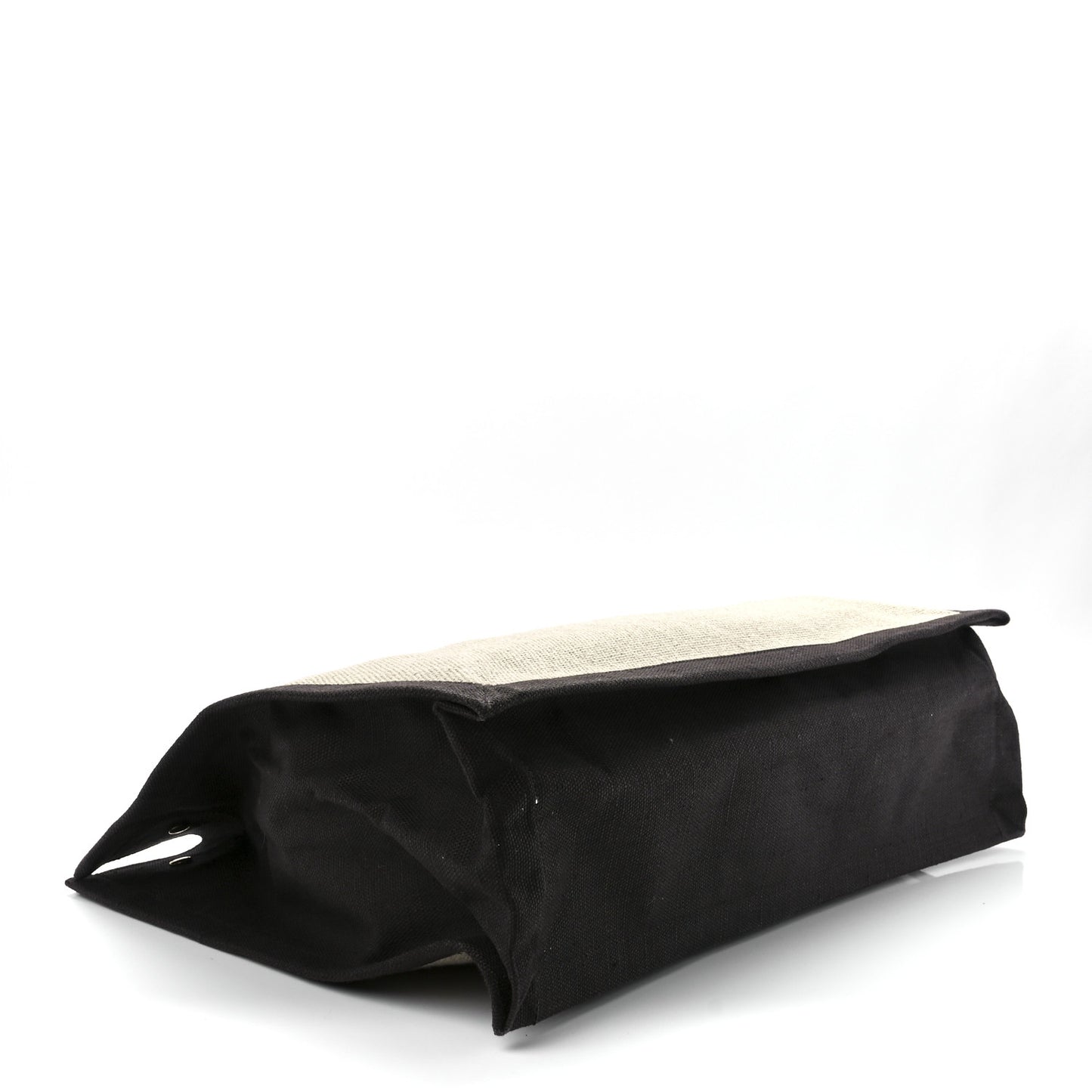 Linen Calfskin Rive Gauche Tote Natural