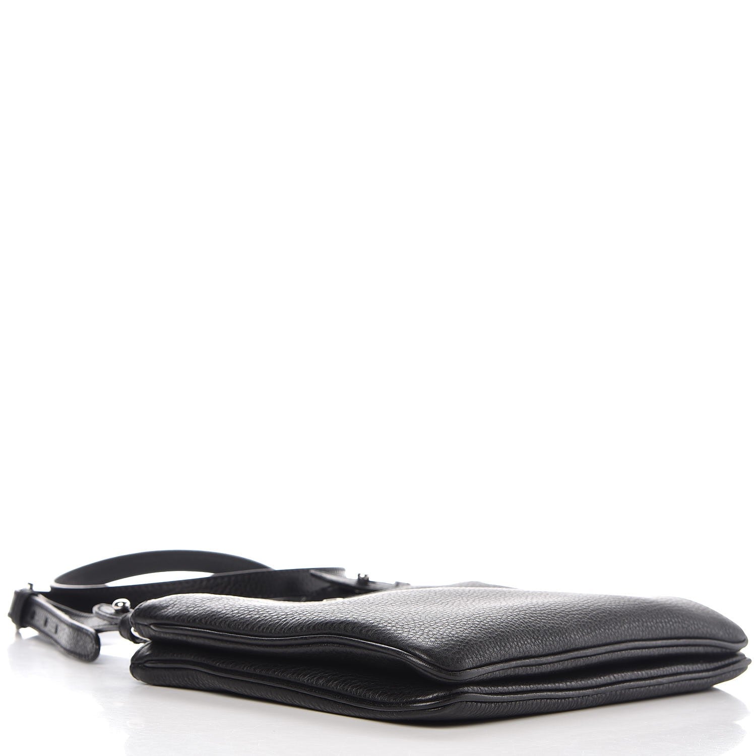 Prada Vitello Phenix Double Zip Crossbody Bag Black 4 of 6