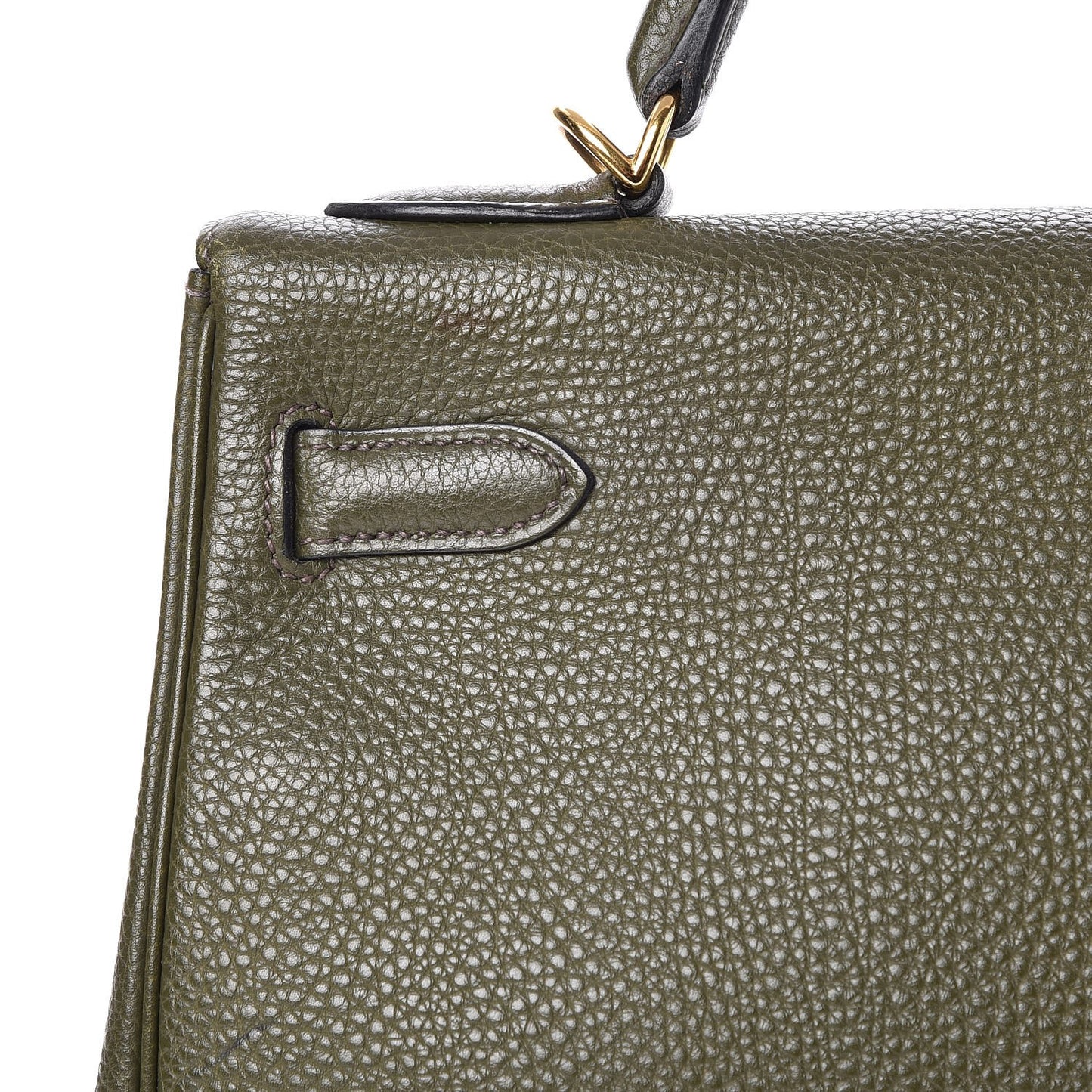Togo Kelly Retourne 32 Vert Olive