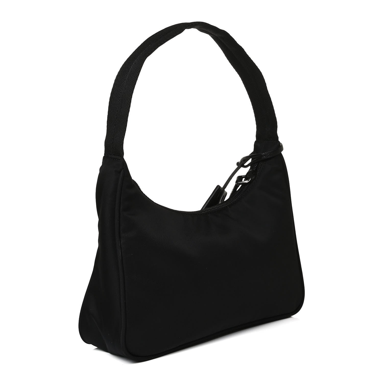 Prada Tessuto Nylon Mini Re-Edition 2000 Bag Black 3 of 13