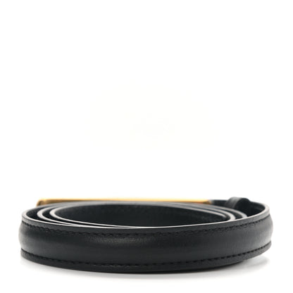 Christian Dior Calfskin Dior ID Belt 70 Black 2 of 5