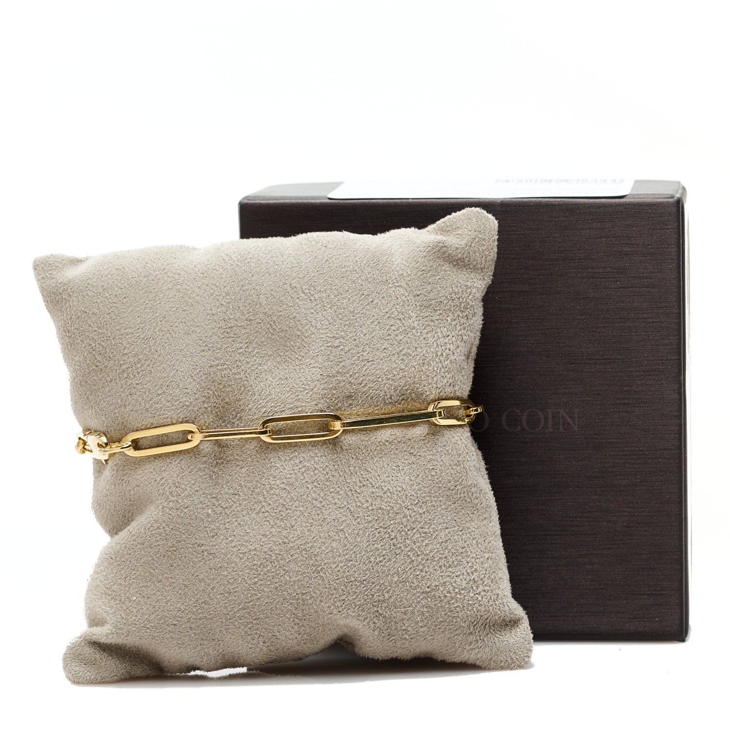 Roberto Coin 18K Yellow Gold Classic Alternating Size Paper Clip Bracelet 4 of 4