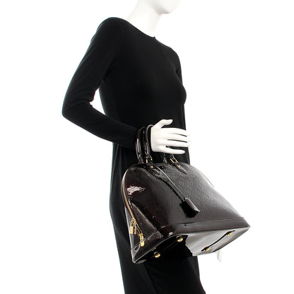 Louis Vuitton Vernis Alma GM Amarante 2 of 10