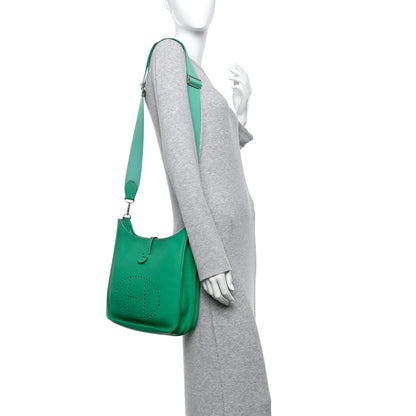 Hermes Taurillon Clemence Evelyne III PM Menthe 2 of 13