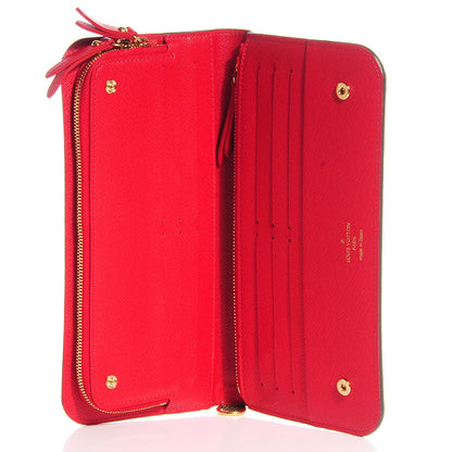 Louis Vuitton Damier Ebene Insolite Wallet Red 5 of 7