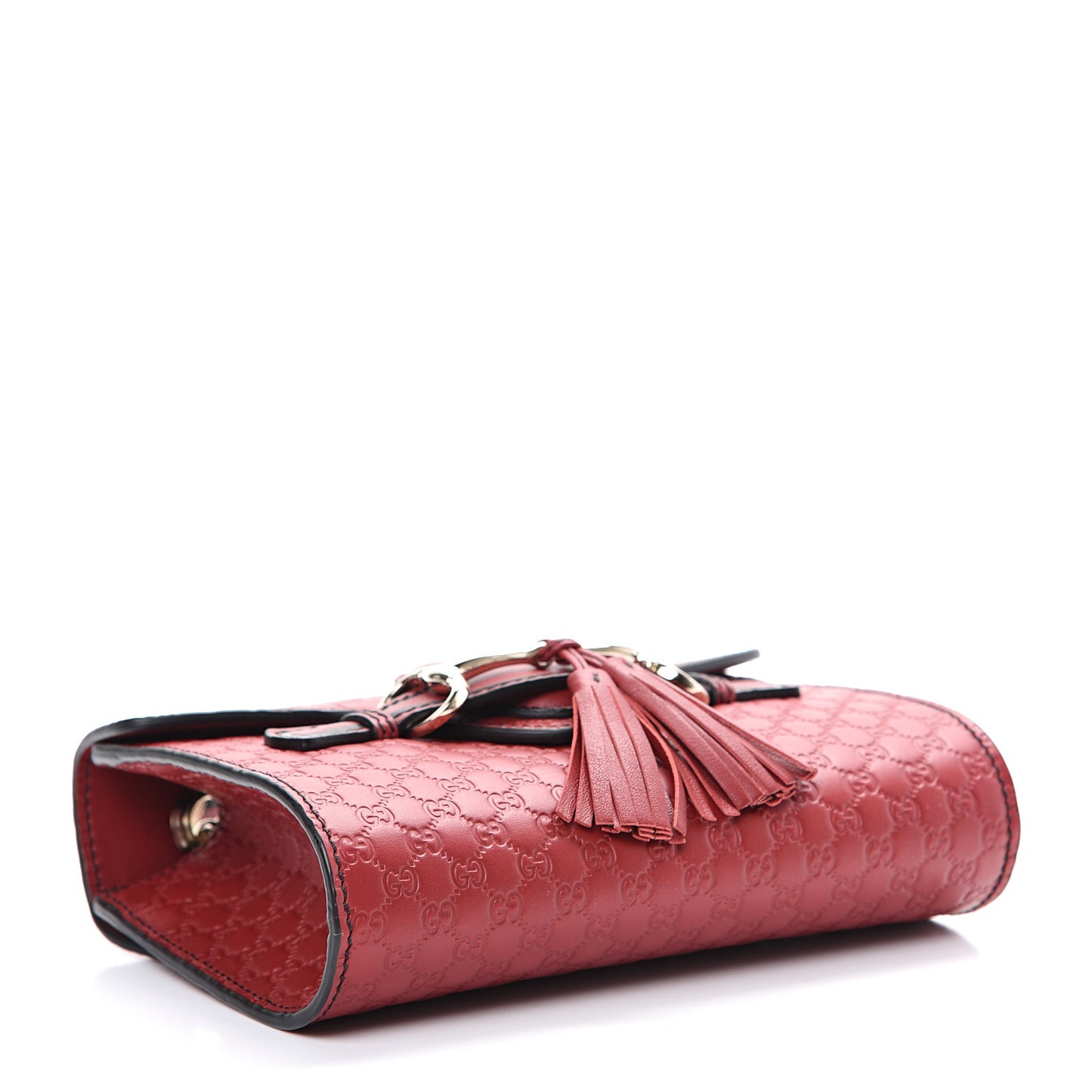 Soft Microguccissima Mini Emily Chain Shoulder Bag Rosso