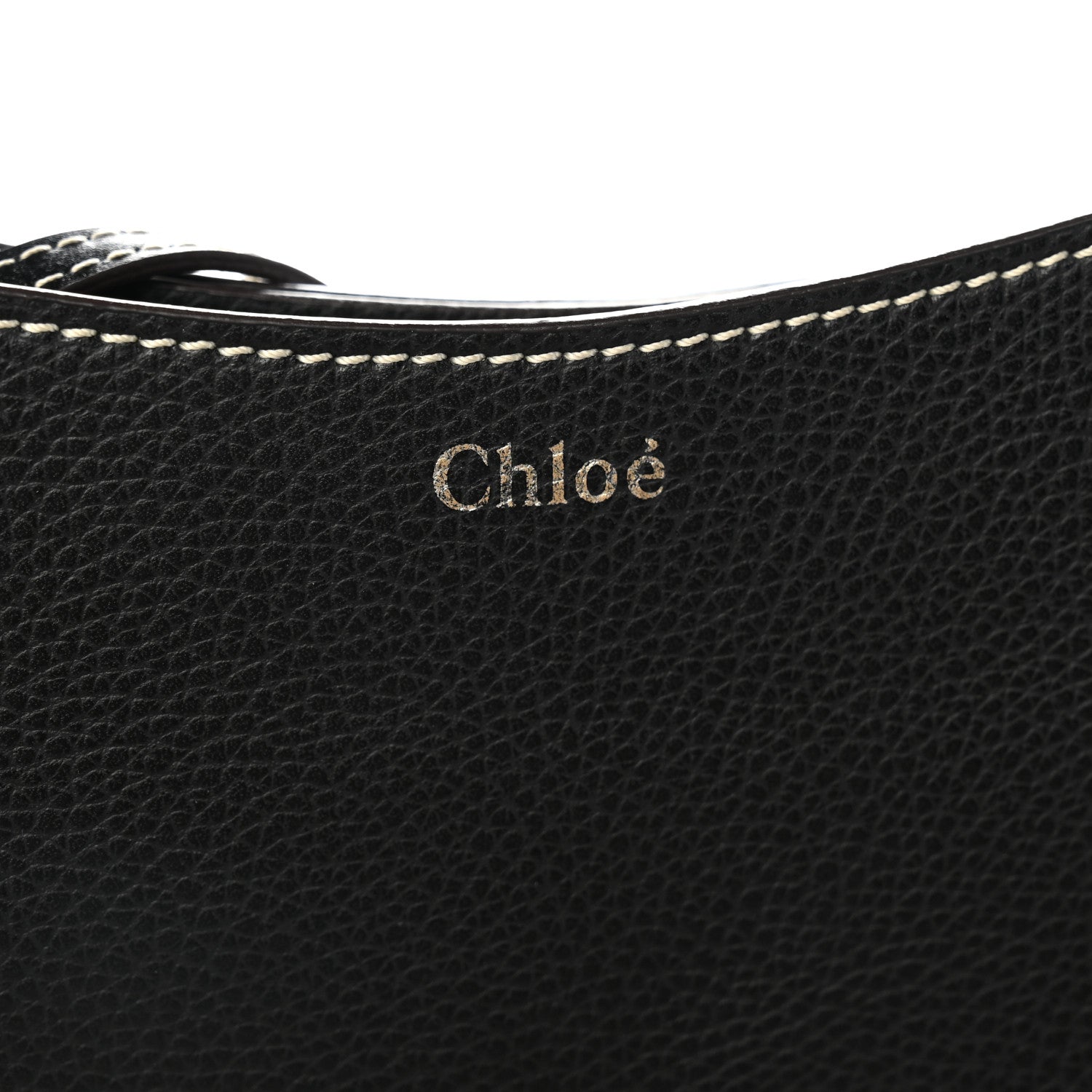 Chloe Small Grain Smooth Calfskin Large Darryl Hobo Black 7 of 10