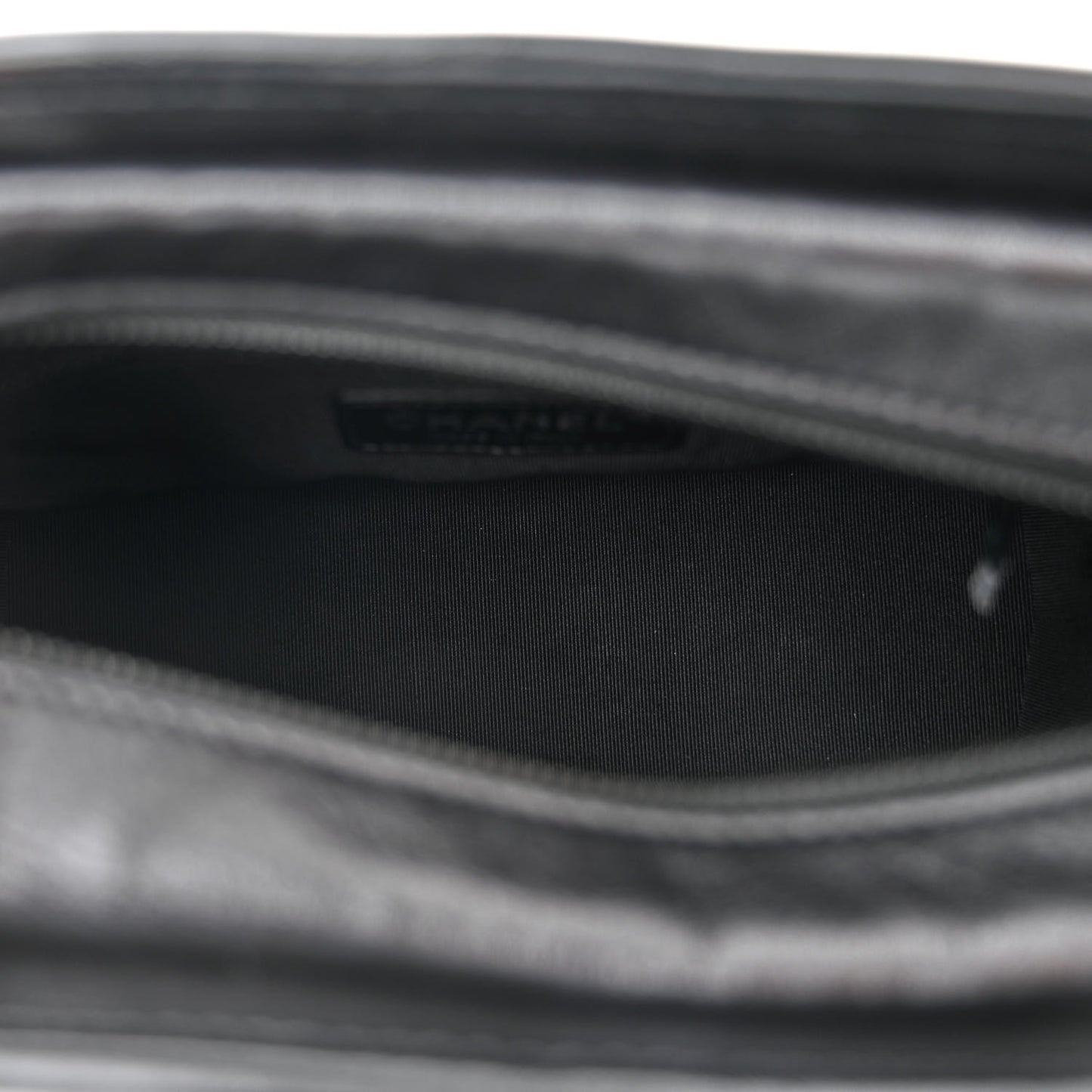 Aged Calfskin Chevron Quilted Small Gabrielle Hobo So Black