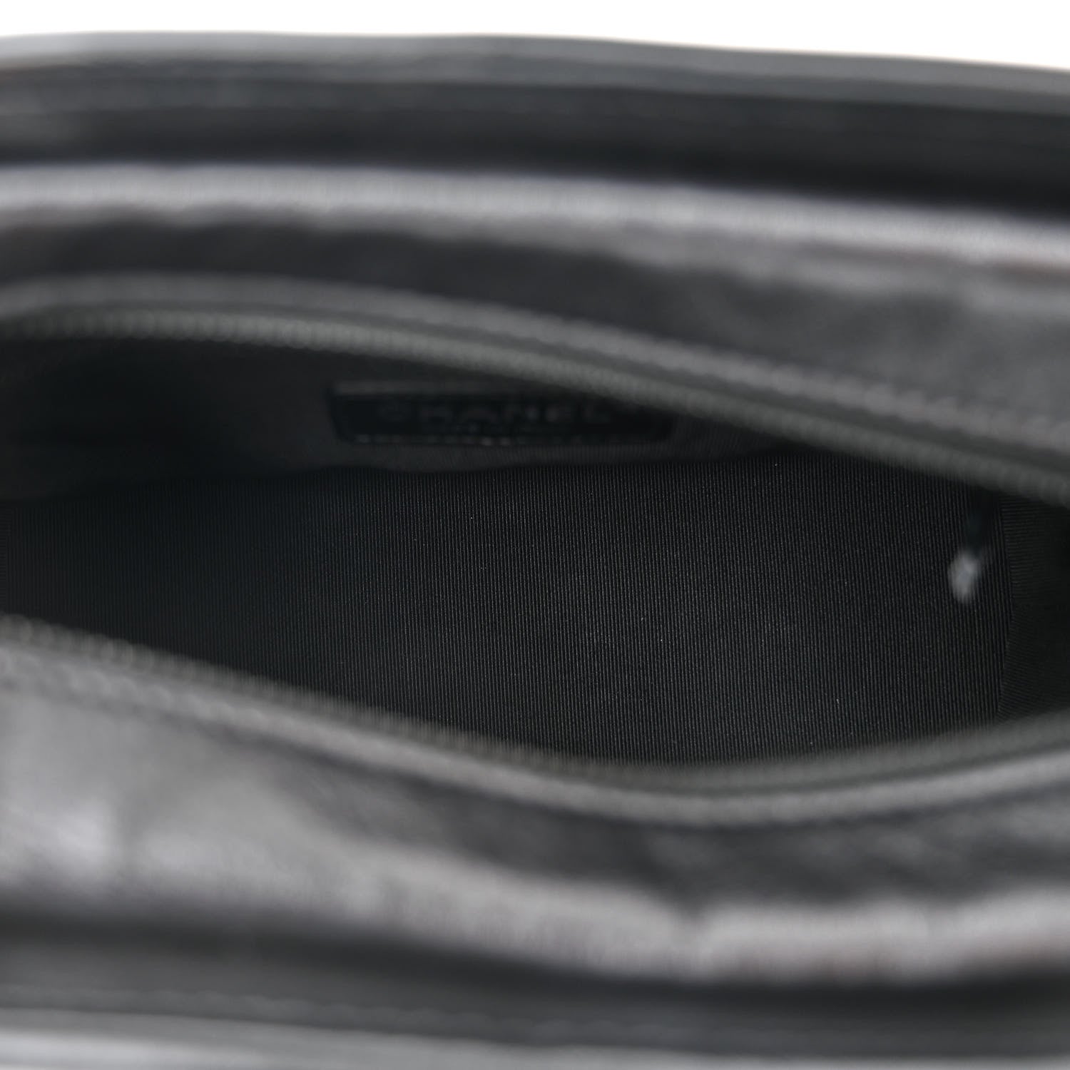 Chanel Aged Calfskin Chevron Quilted Small Gabrielle Hobo So Black 5 of 10