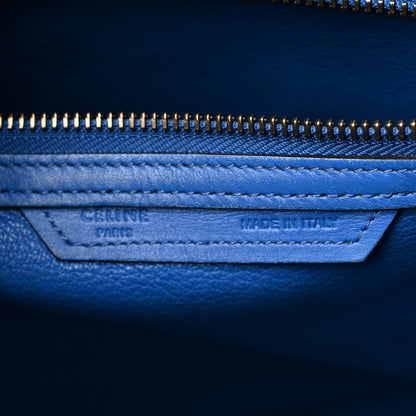 Celine Smooth Calfskin Mini Luggage Royal Blue 5 of 21