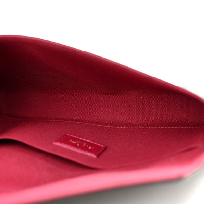 Louis Vuitton Monogram Pochette Felicie Chain Wallet Fuchsia 6 of 11