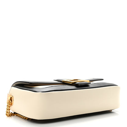 Fendi Nappa Apolo Bi-Color Chain Baguette Uovo Black 4 of 12