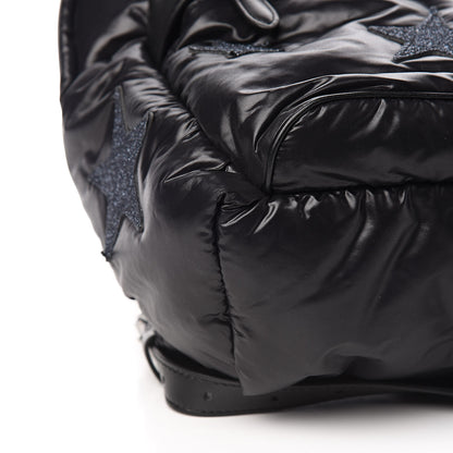 Stella McCartney Polyamide Falabella Go Glitter Stars Backpack Black 8 of 10