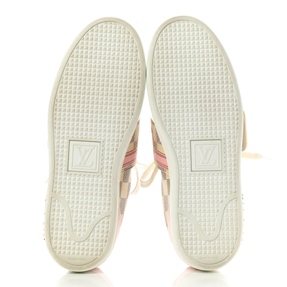 Louis Vuitton Damier Azur Summer Trunks Frontrow Sneaker 37 6 of 9