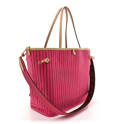 Louis Vuitton Monogram Inside Out Neverfull Bandouliere MM Rose Pondichery 5 of 14