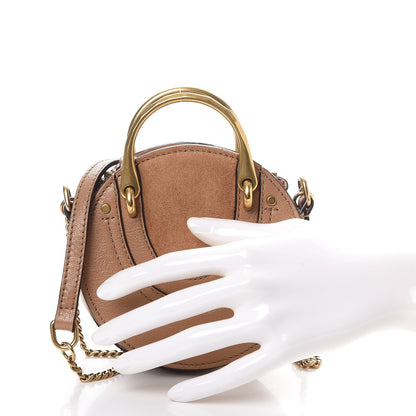 Chloe Goatskin Suede Mini Pixie Bag Beige 2 of 12