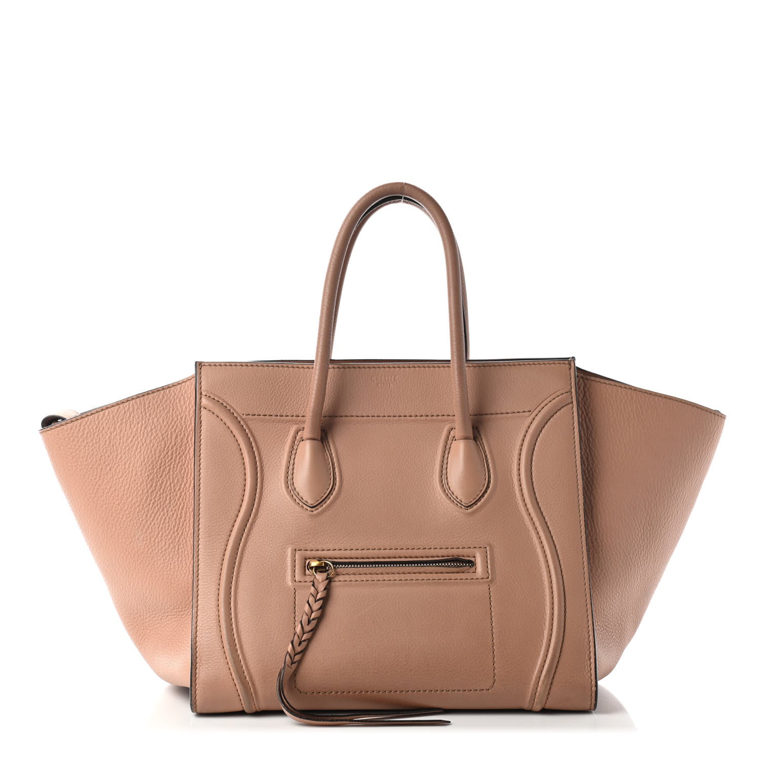 Celine Supple Calfskin Medium Phantom Luggage Flesh 1 of 12
