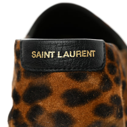 Saint Laurent Suede Leopard Print Espadrilles 39 7 of 12