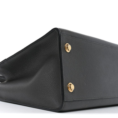 Louis Vuitton Taurillon City Steamer MM Gris 8 of 9