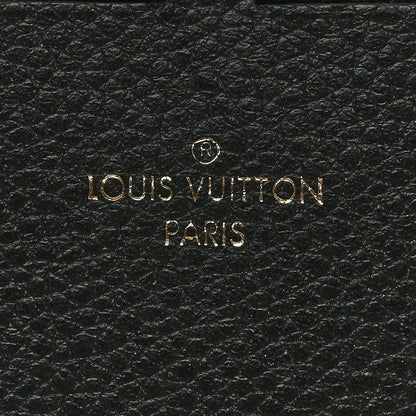 Louis Vuitton Calfskin Felicie Chain Wallet Card Holder Insert Black 6 of 7