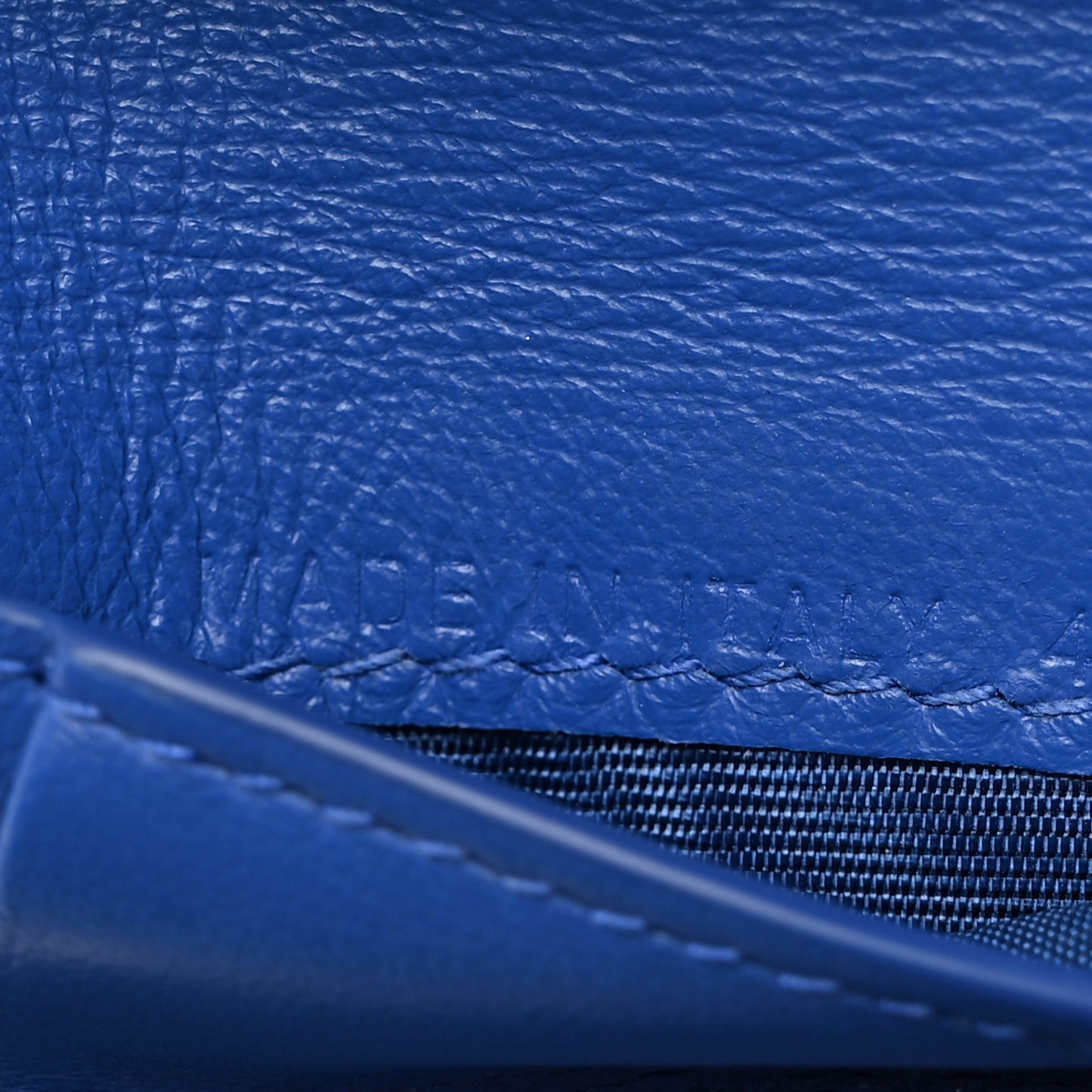 Patent Cannage Lady Dior Lotus Wallet Blue
