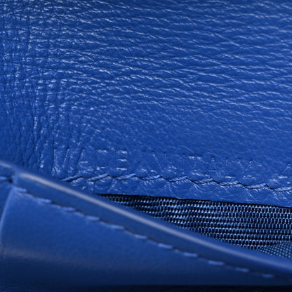 Christian Dior Patent Cannage Lady Dior Lotus Wallet Blue 7 of 8