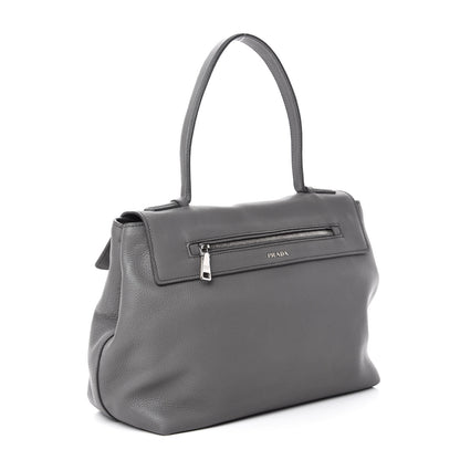 Prada Toro Top Handle Flap Satchel Marmo 3 of 12