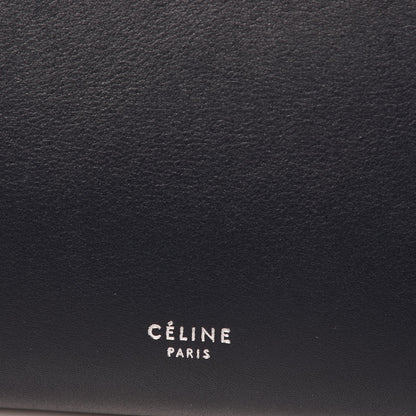 Celine Smooth Calfskin Micro Bi-Color Braided Belt Bag Dark Sea 6 of 10