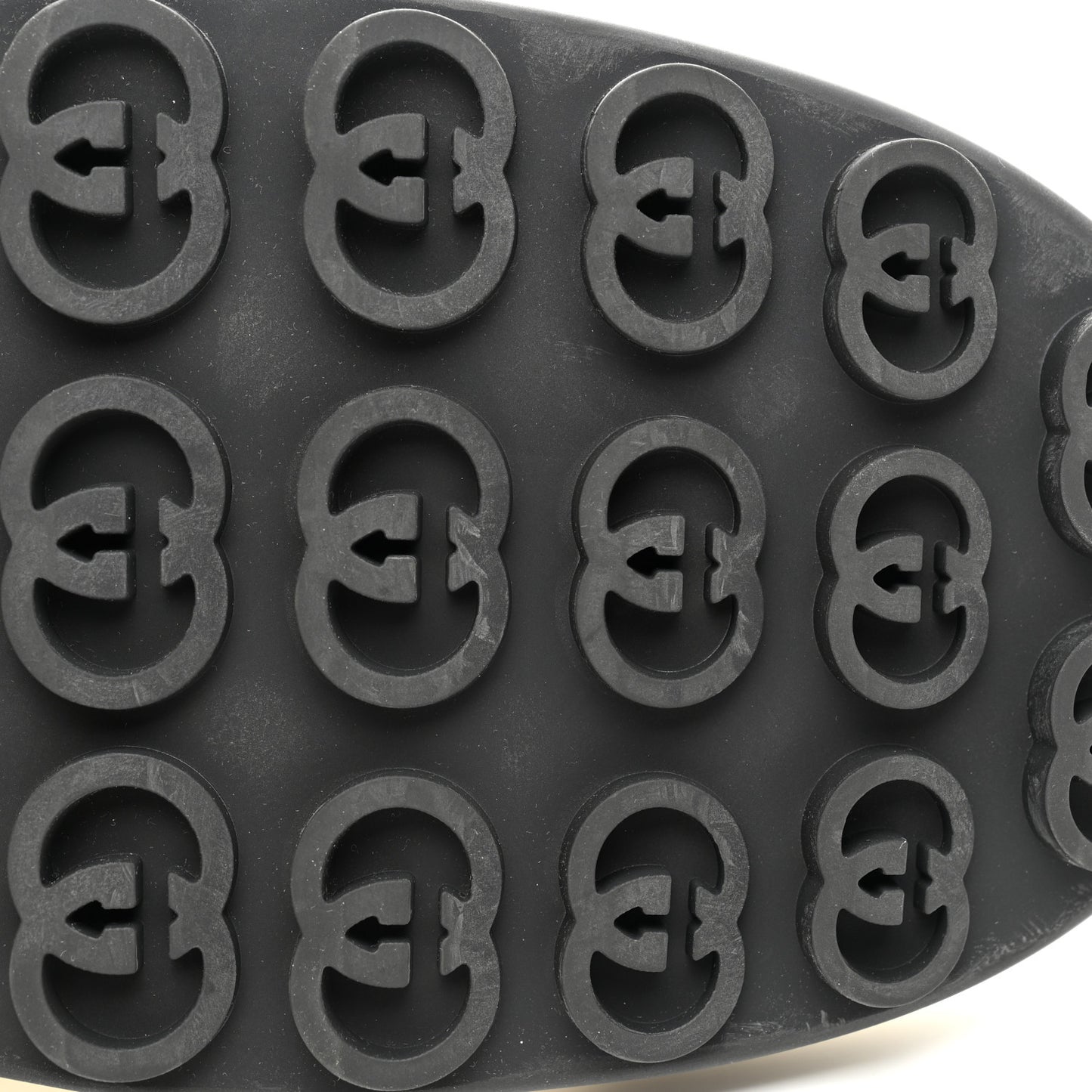 GG Monogram Mens 1977 Tennis Platform 52mm Sneakers 10.5 Black Mystic White
