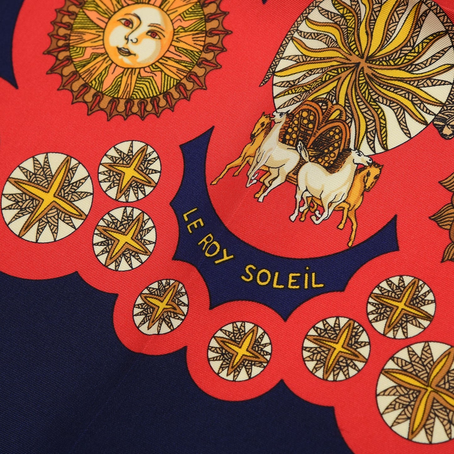 Silk Le Roy Soleil Scarf 90