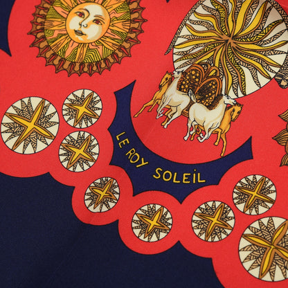 Hermes Silk Le Roy Soleil Scarf 90 3 of 5